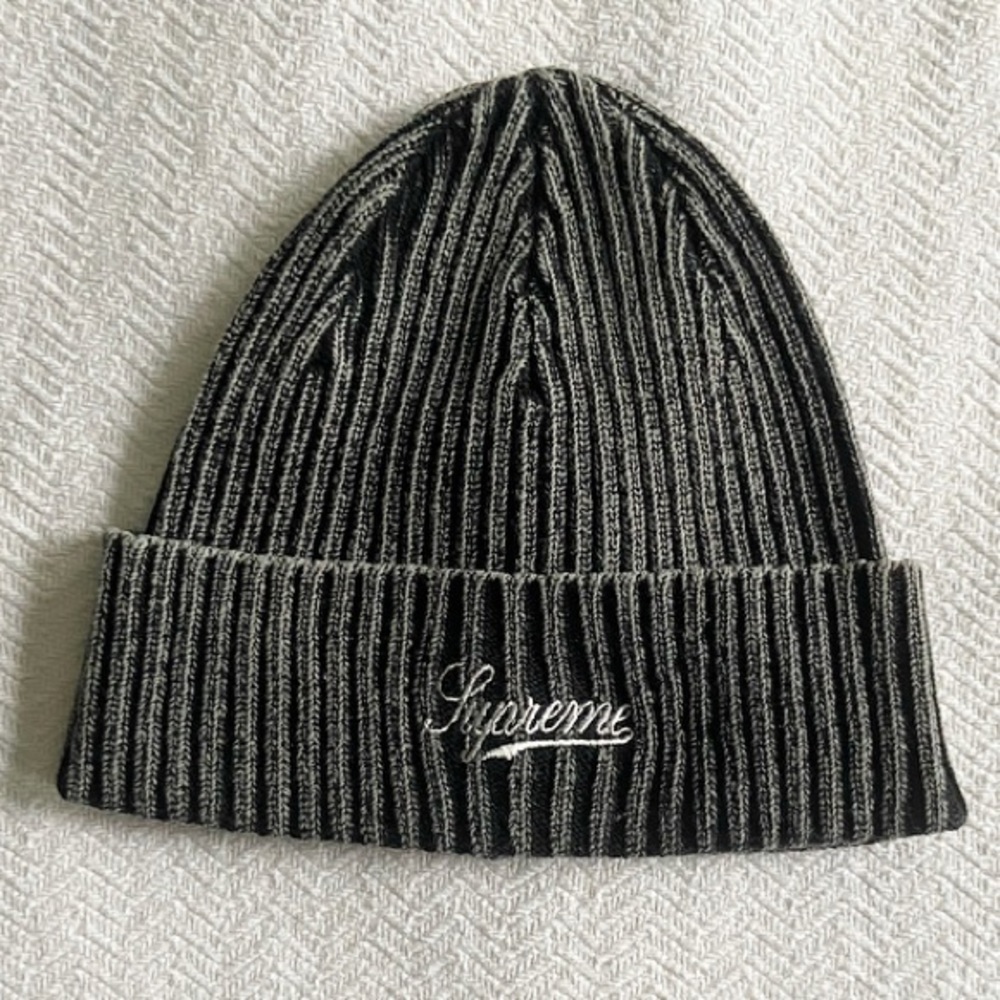 2021 Bleached Ribbed Beanie